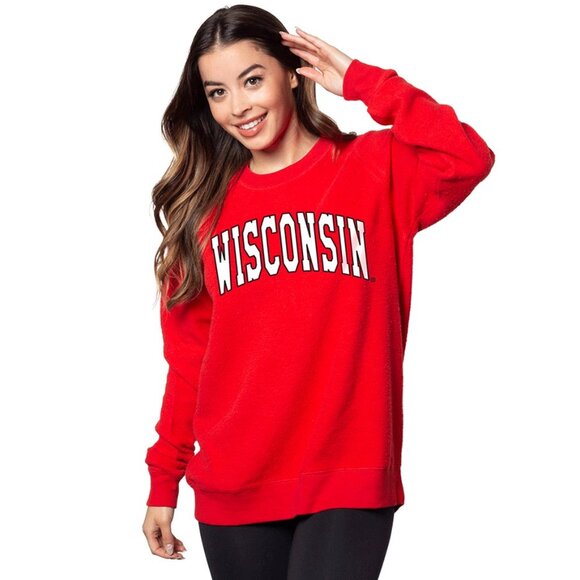 Chicka-D Wisconsin Campus Crewneck Sweatshirt - Picture 1 of 9